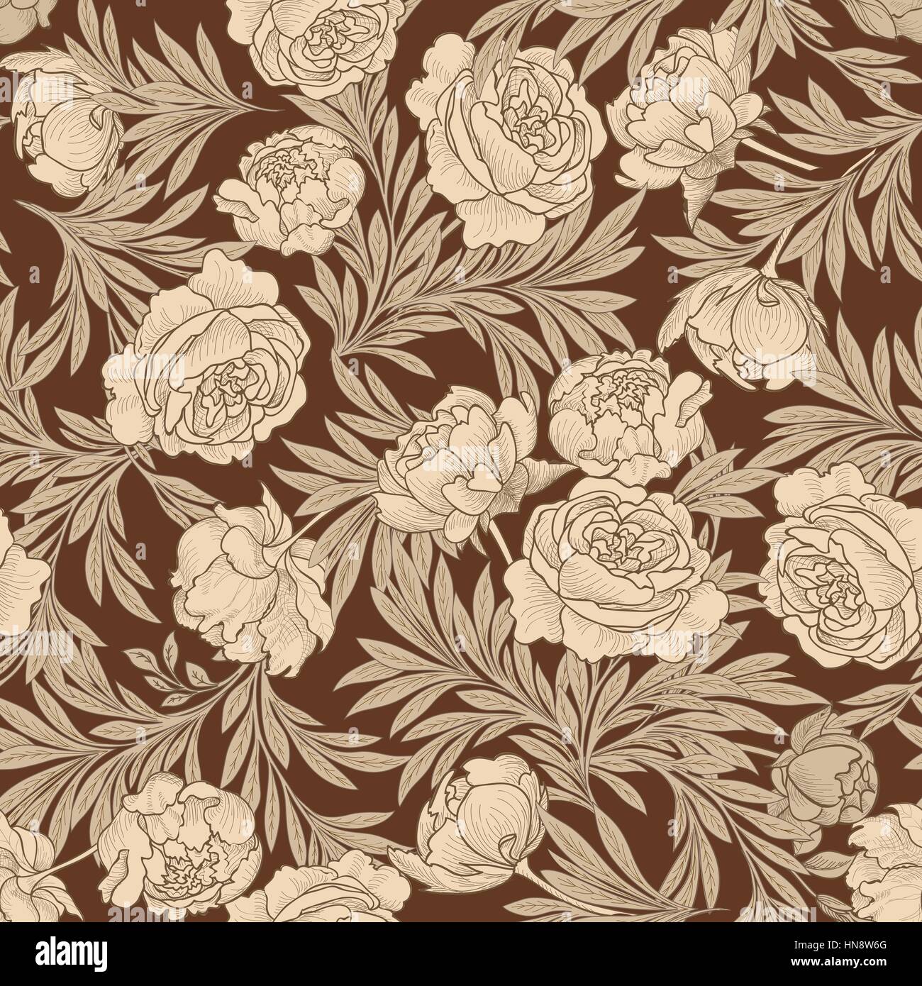 Floral seamless background. Flower pattern Stock Vector Image & Art - Alamy