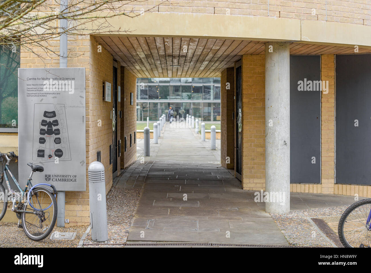 Centre for Mathematical Sciences at the University of Cambridge, England. Stock Photo