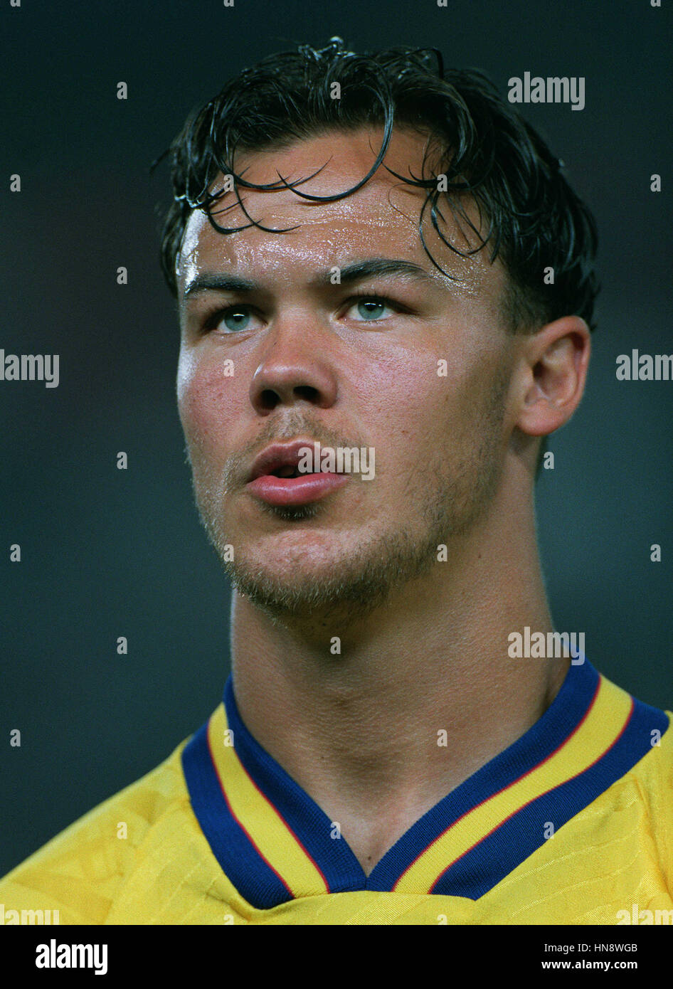 JOACHIM BJORKLUND SWEDEN & IFK FC 01 August 1994 Stock Photo
