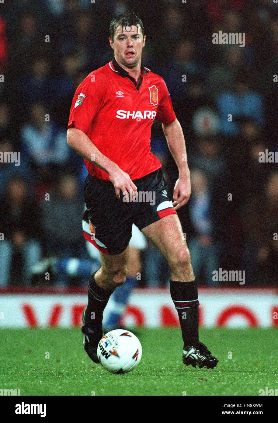 GARY PALLISTER MANCHESTER UNITED FC 24 October 1994 Stock Photo Alamy