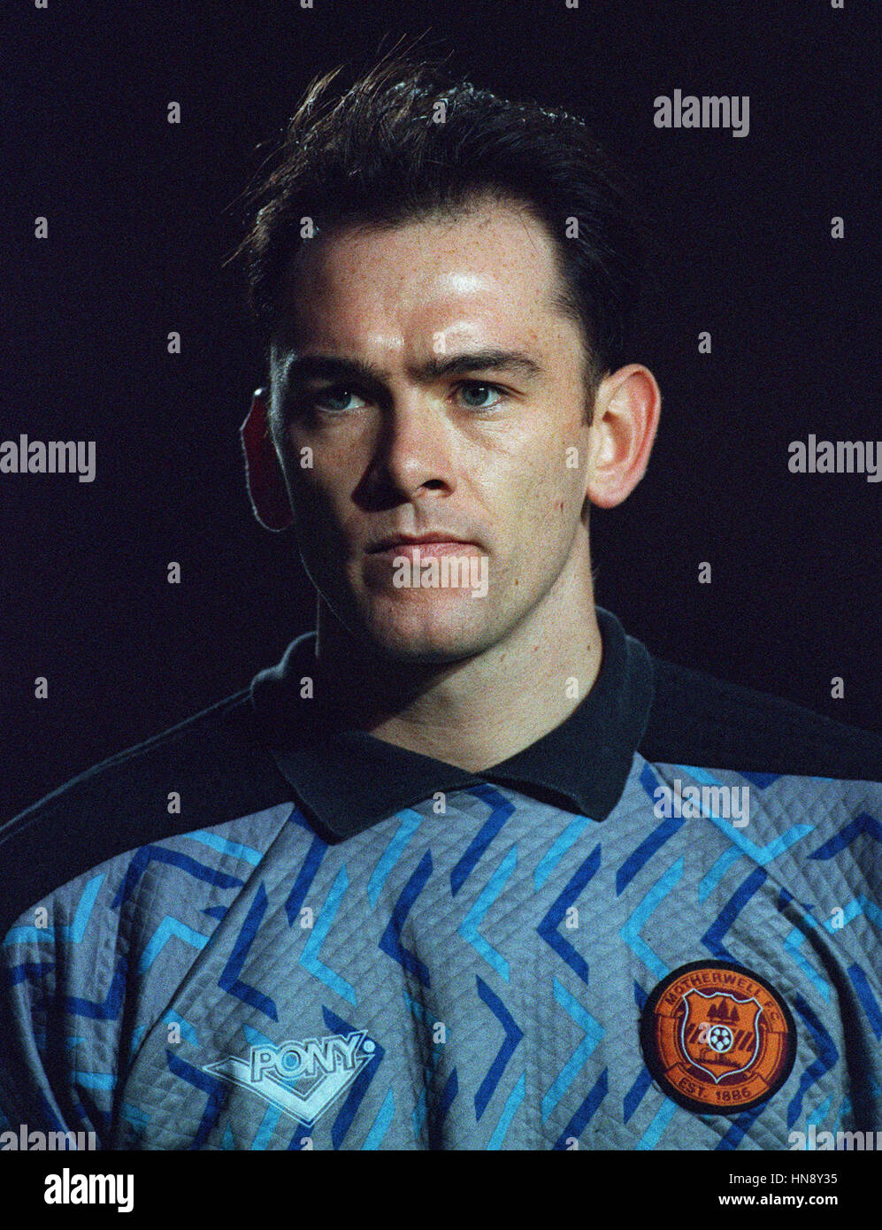 STEVIE WOODS MOTHERWELL FC 08 December 1994 Stock Photo