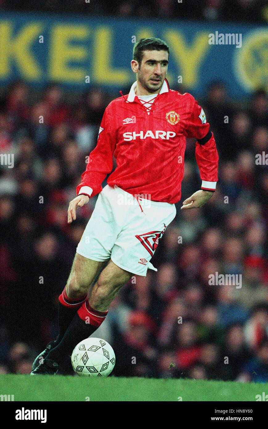 ERIC CANTONA MANCHESTER UNITED FC 24 January 1994 Stock