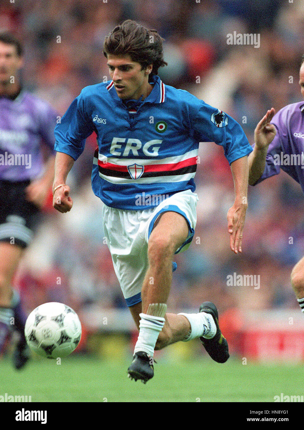 MAURO BERTARELLI SAMPDORIA FC 08 August 1994 Stock Photo Alamy