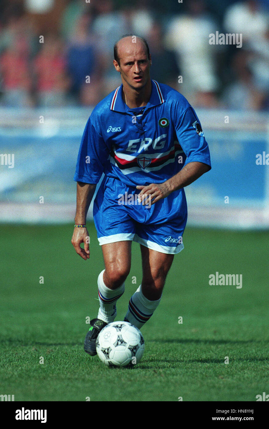 ATTILIO LOMBARDO SAMPDORIA FC 10 August 1994 Stock Photo