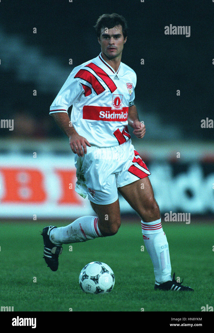 THOMAS BERTHOLD VFB STUTTGART 14 August 1994 Stock Photo ...