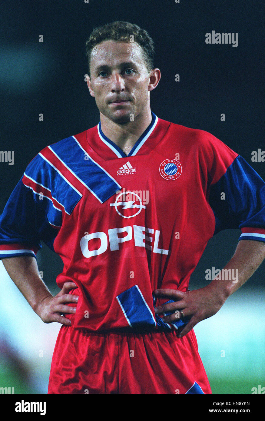 JEAN-PIERRE PAPIN BAYERN MUNCHEN FC 14 August 1994 Stock Photo - Alamy