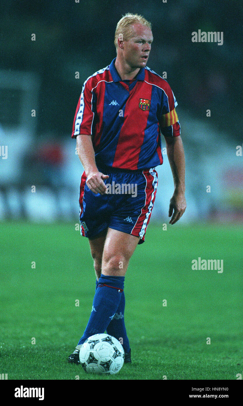RONALD KOEMAN BARCELONA FC 14 August 1994 Stock Photo - Alamy