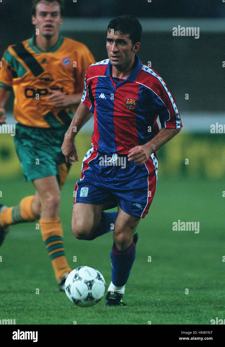 GHEORGHE HAGI ROMANIA & BARCELONA FC 28 February 1996 Stock Photo - Alamy