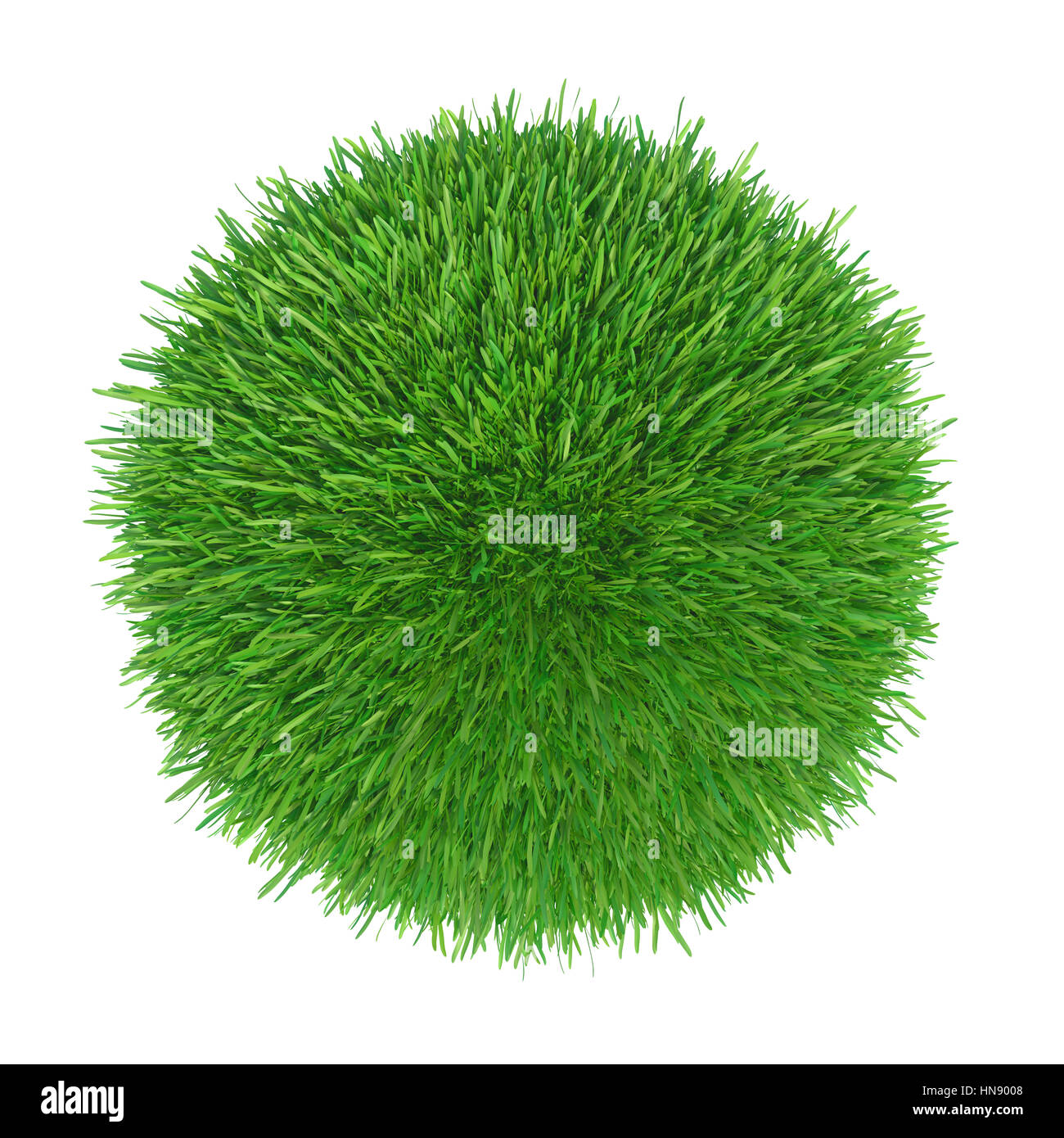 Ball of green grass Stock Photo Alamy