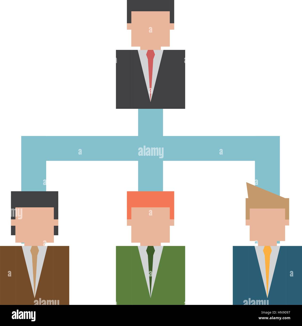 Business hierarchy related icon image, vector illustration design Stock ...