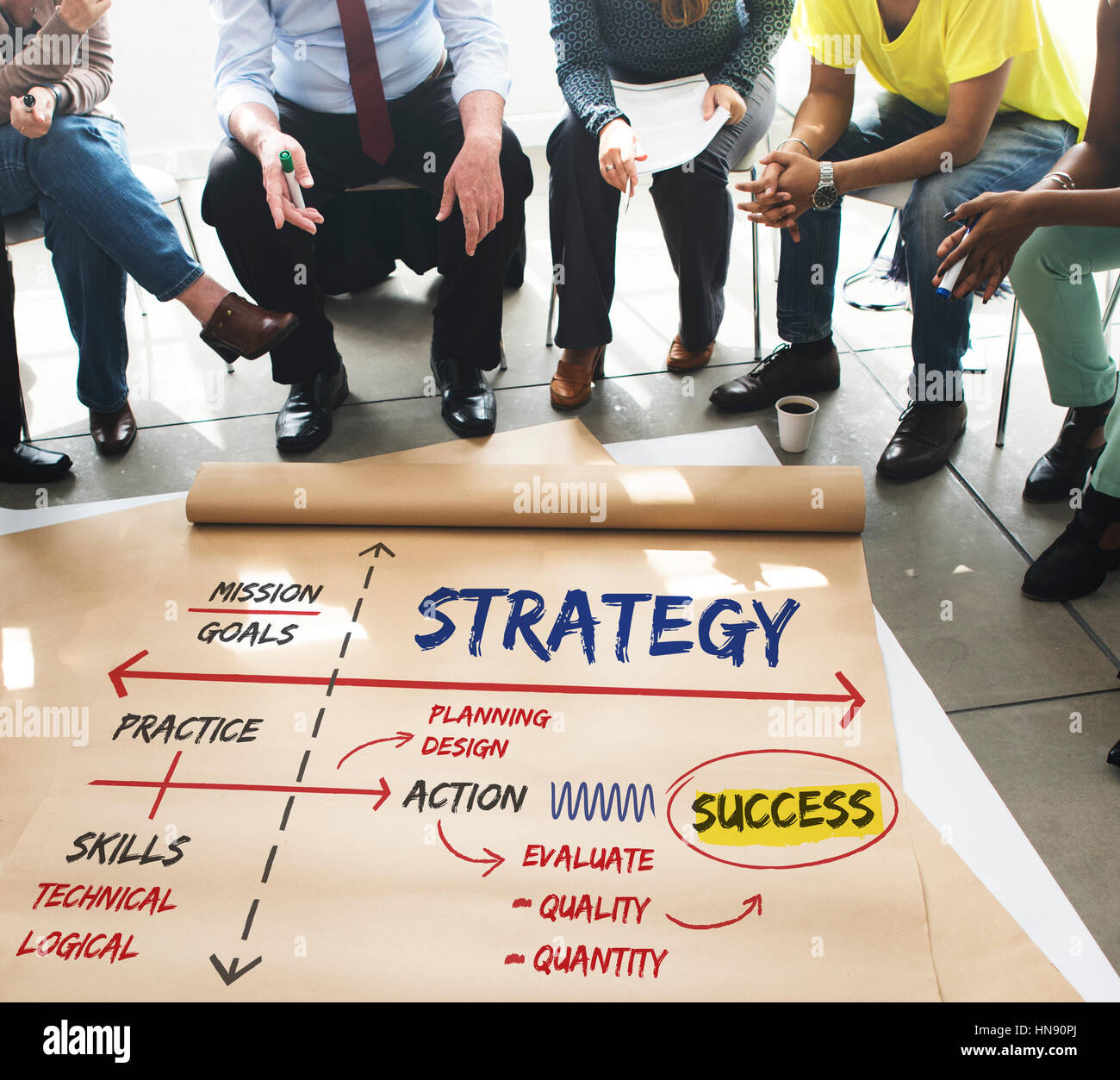 Target Achievement Goals Strategy Concept Stock Photo