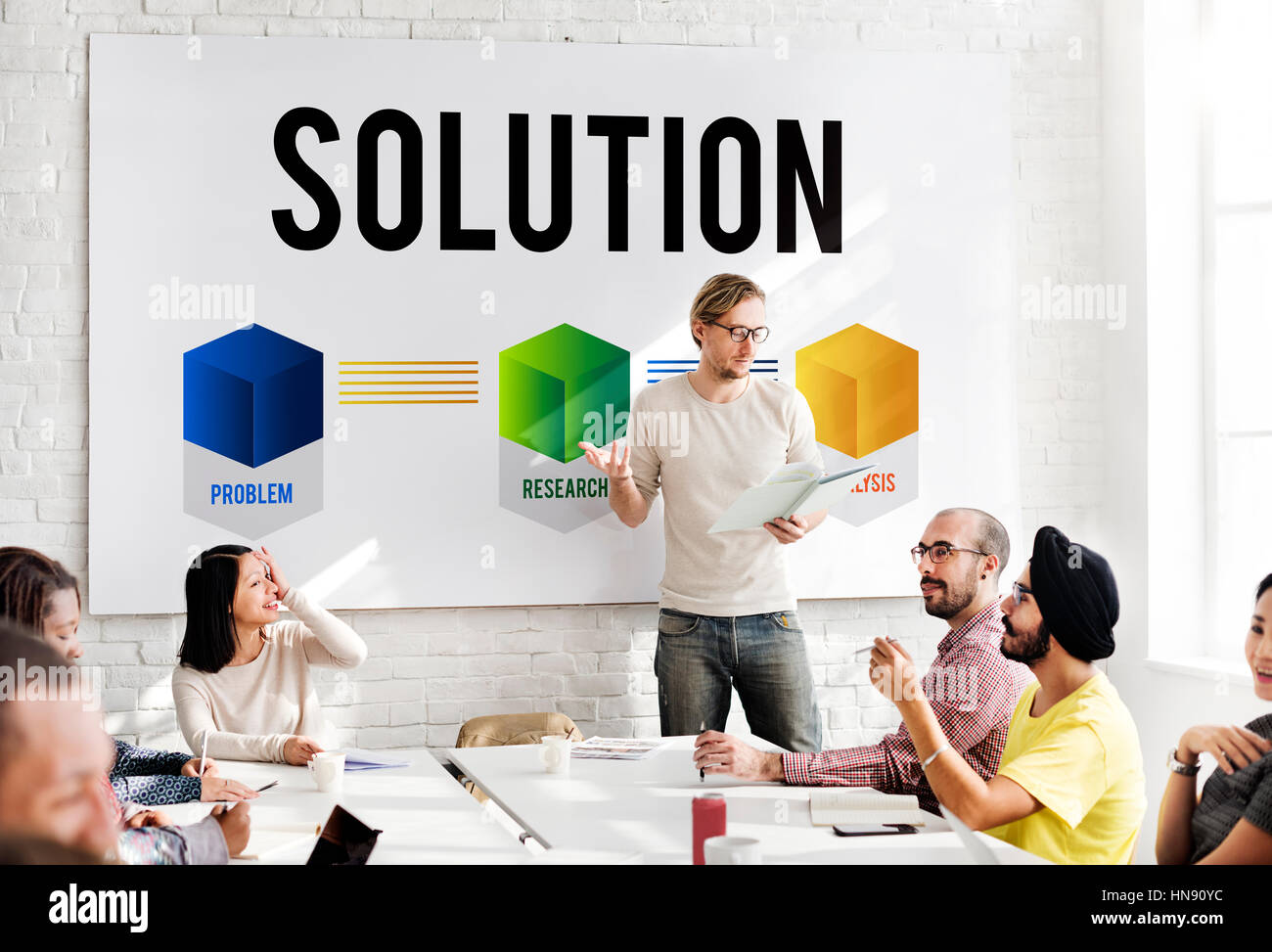 Planning Goals Strategy Solution Startup Stock Photo