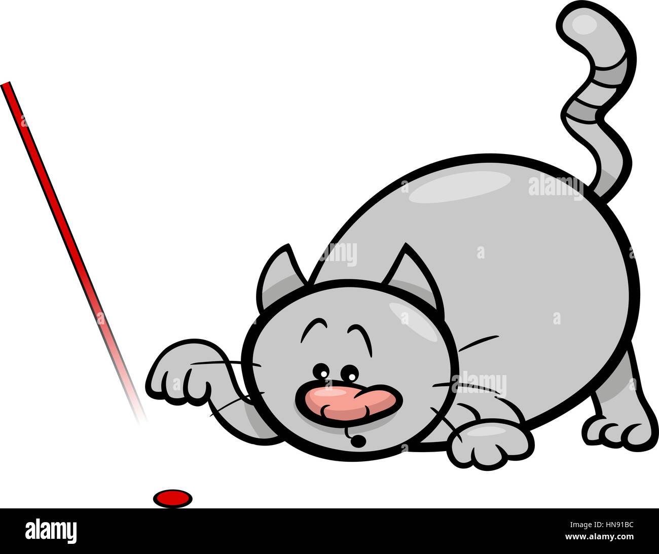 Laser pointer cat Stock Vector Images - Alamy