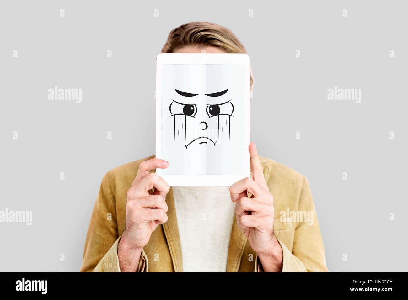 Face Expression Emotional People Concept Stock Photo - Alamy