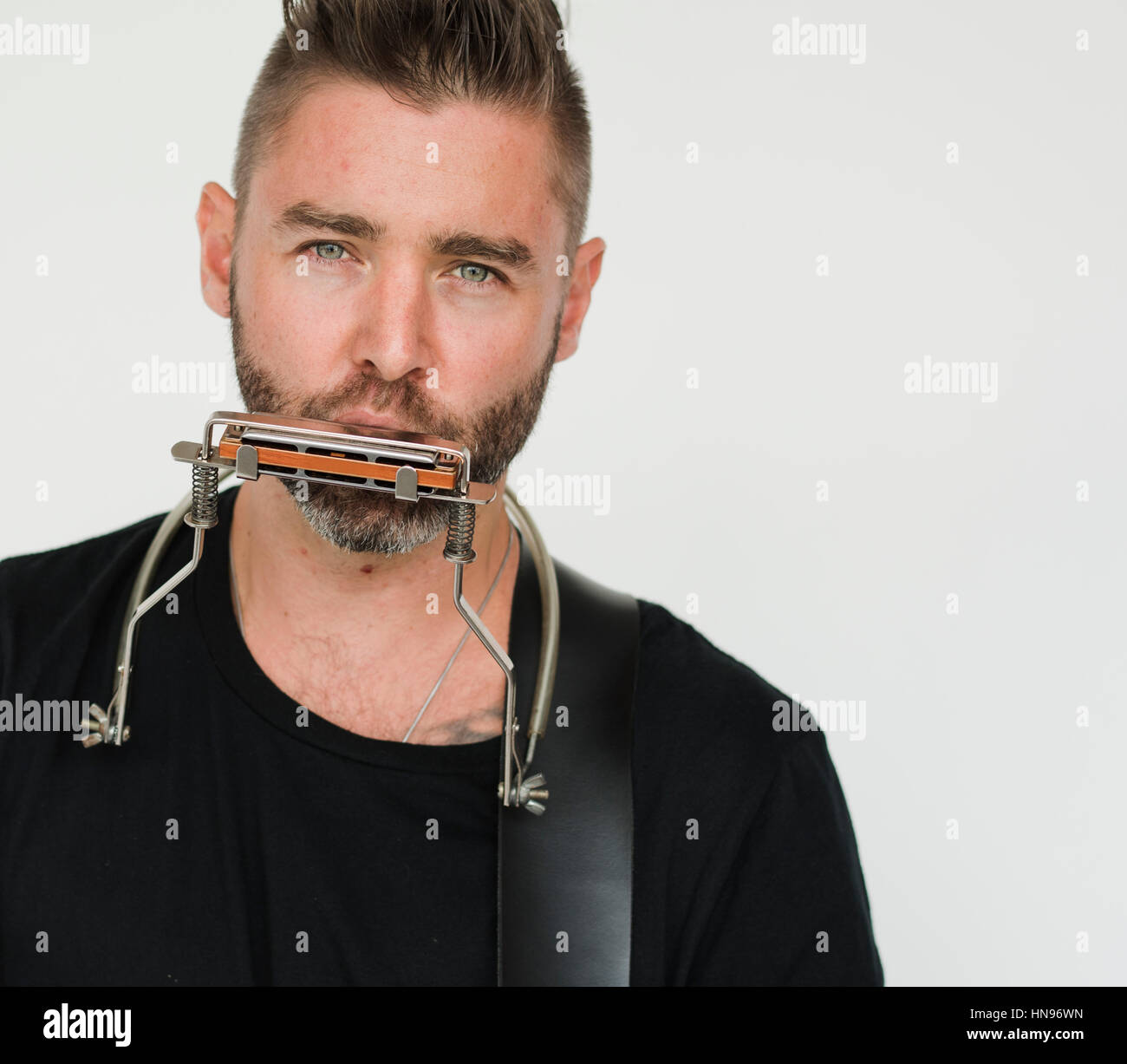 Studio People Shoot Portrait Isolated on White Stock Photo - Alamy