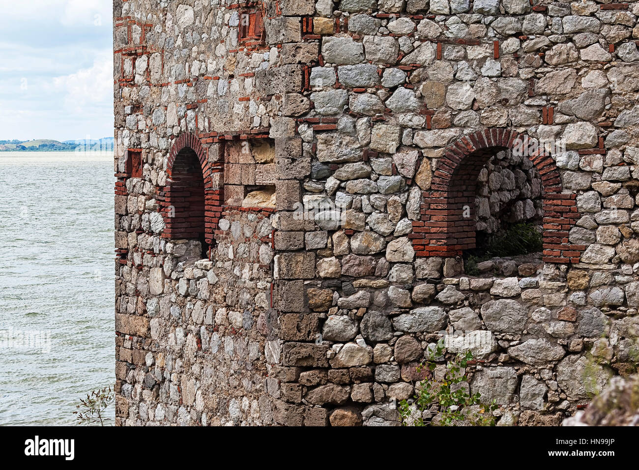 The old fort built of stone Stock Photo - Alamy