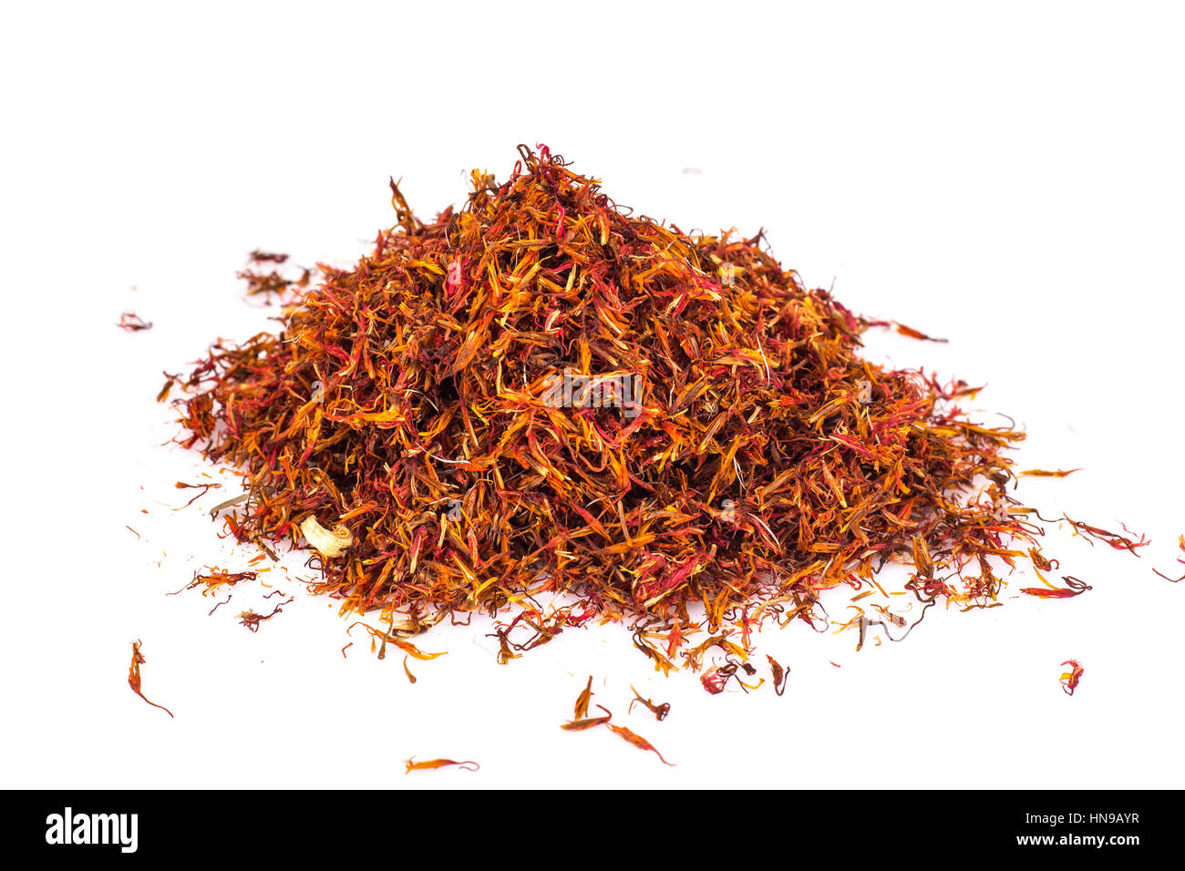 Saffronexpensive spice, isolated on a white background Stock Photo Alamy