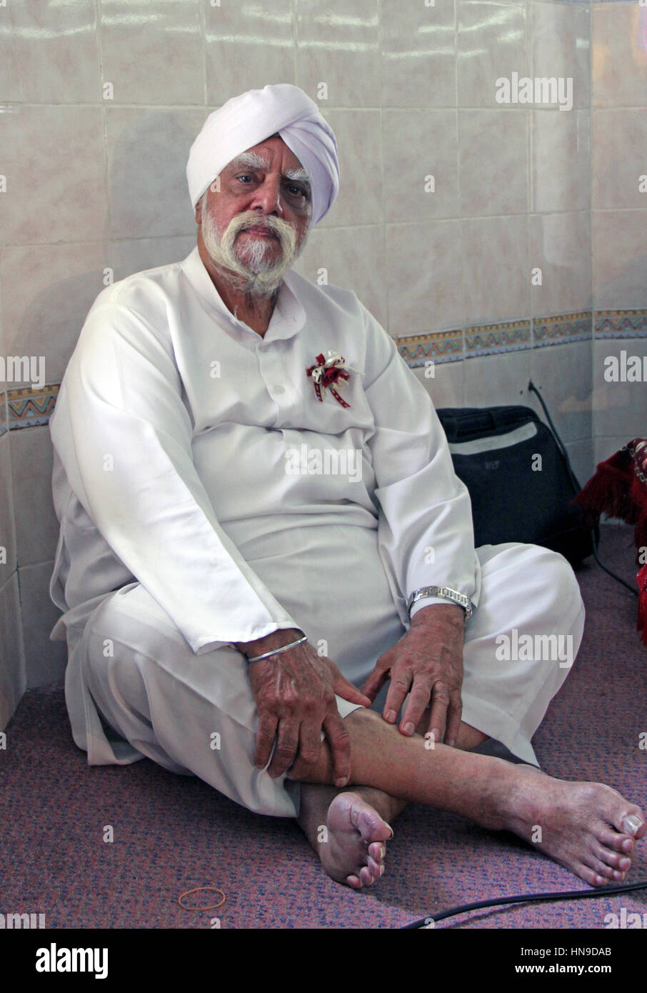 Elderly indian man white beard High Resolution Stock Photography and ...