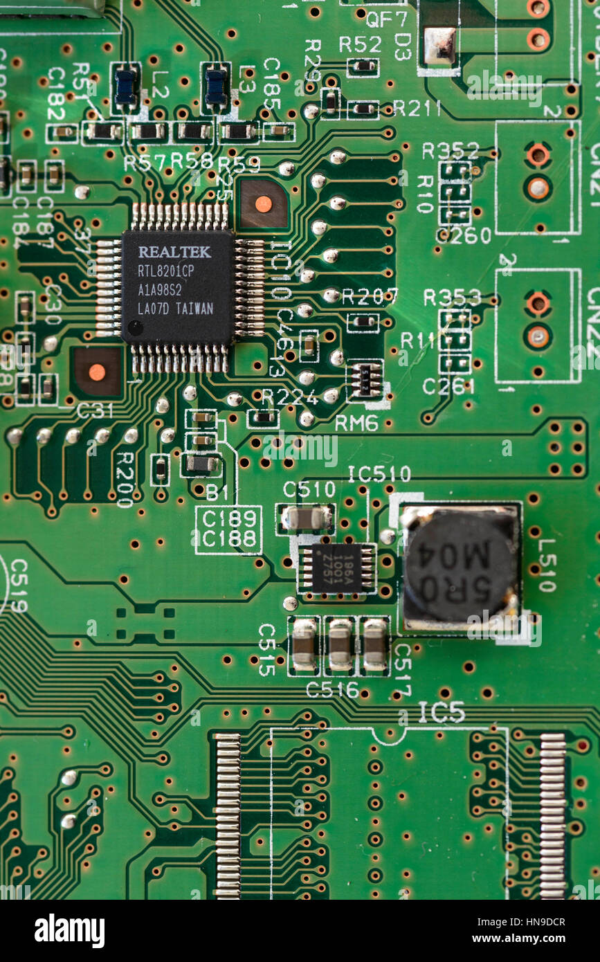 Close up electronic circit board hi-res stock photography and images ...