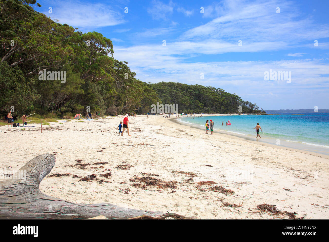 Murrays Beach and ocean in Booderee National Park, Jervis Bay territory ...