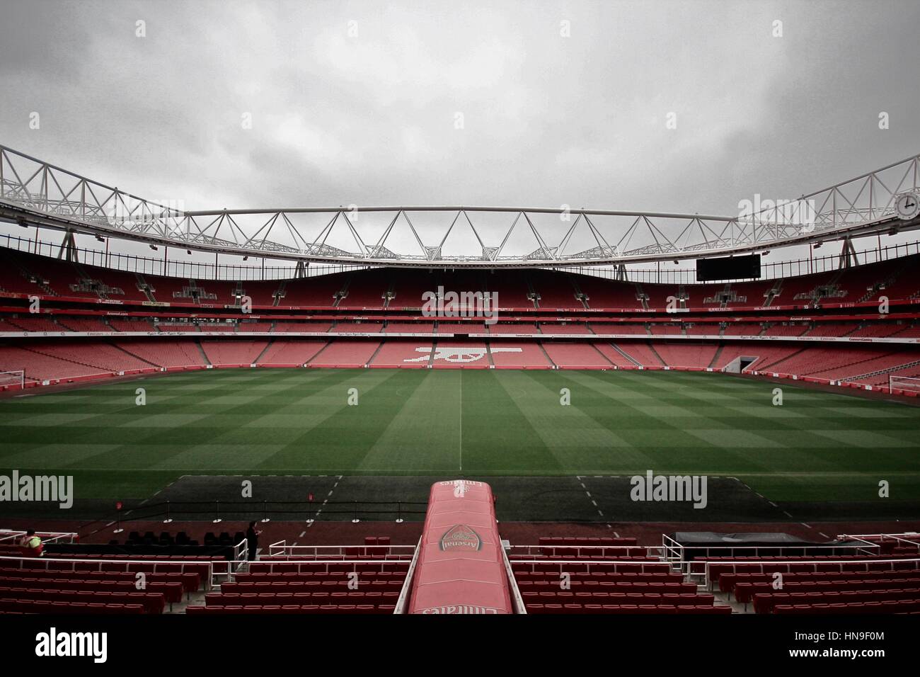 Emirates stadium, the stadium for Arsenal Club Stock Photo