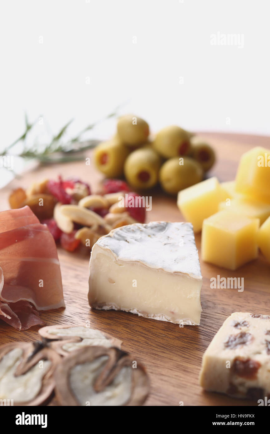 Assorted appetizers Stock Photo