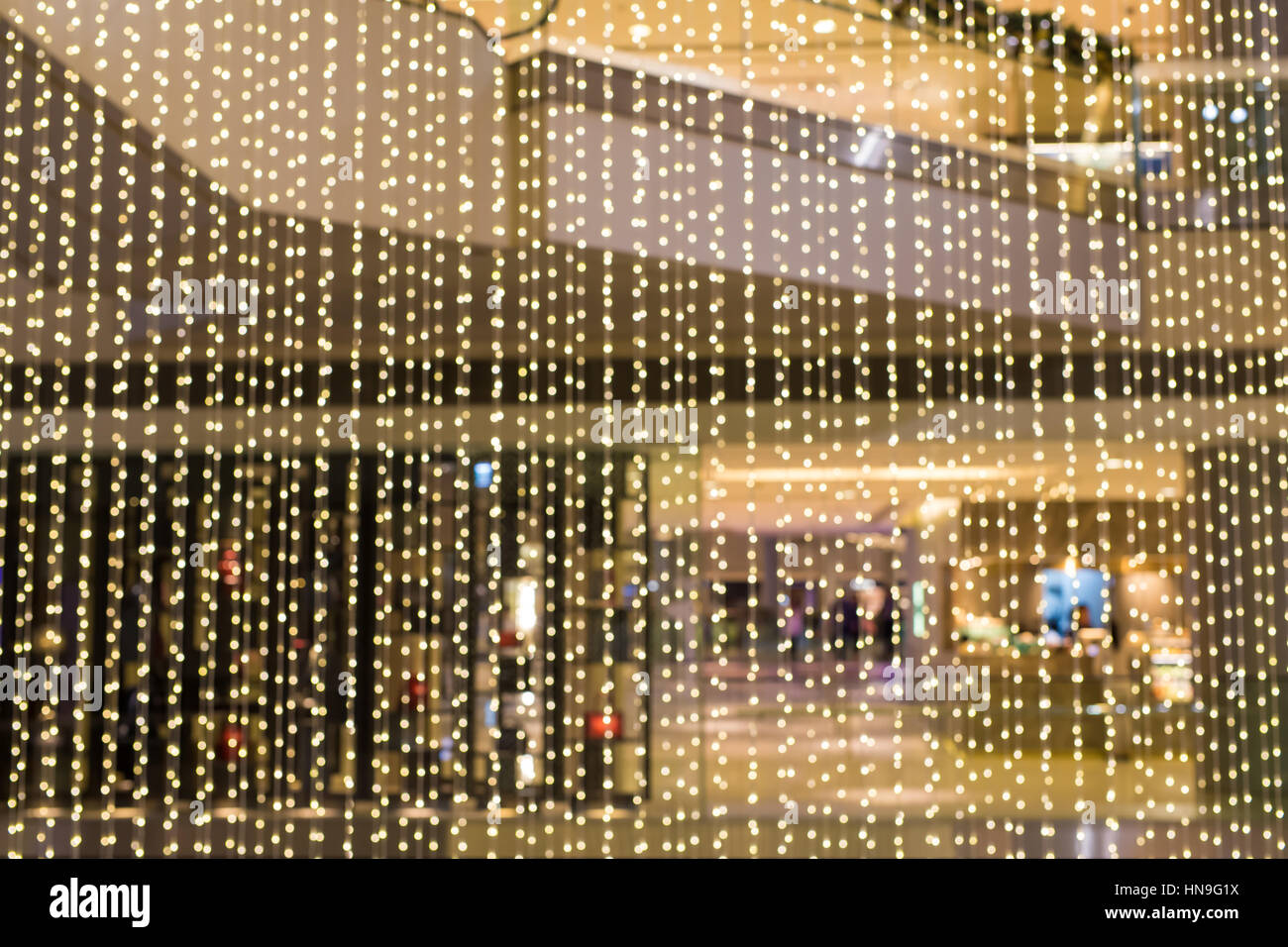 Abstract background with bokeh light Stock Photo - Alamy