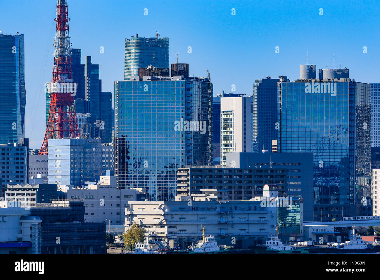 Tokyo cityscape, Tokyo, Japan Stock Photo