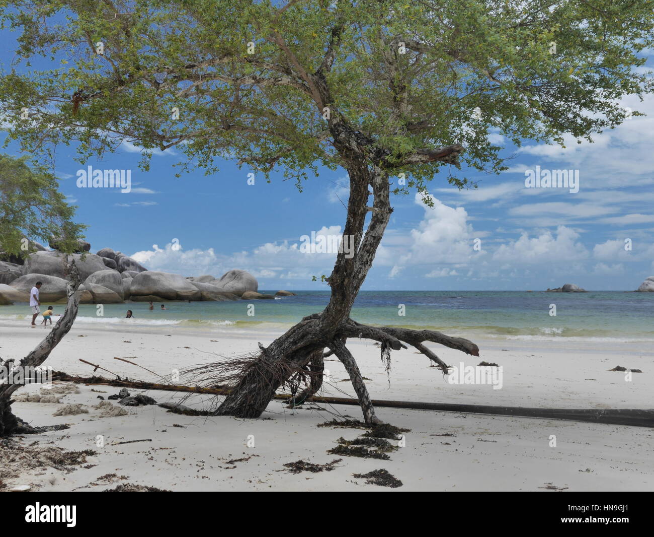 View og Belitong Island. One of the best beach destination in Indonesia. Stock Photo