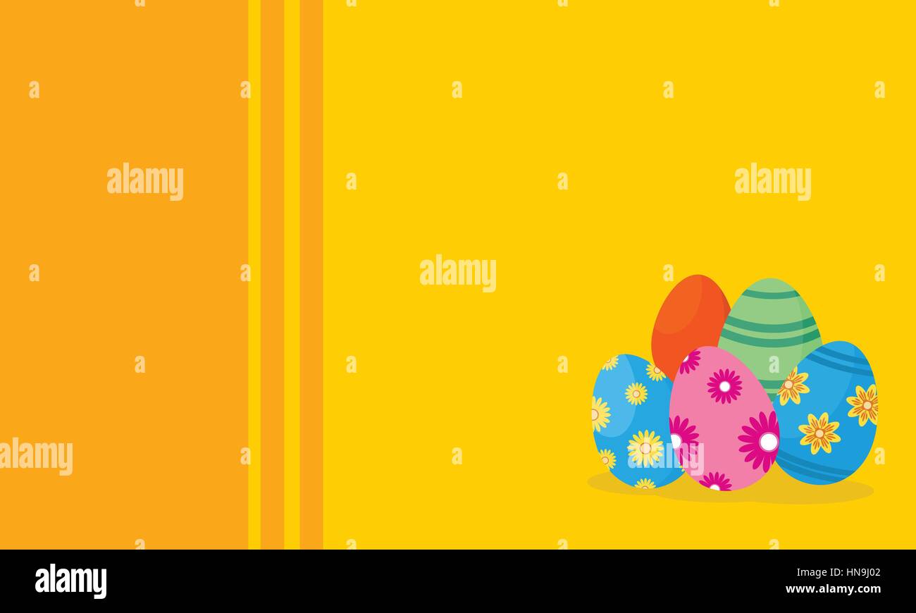 Happy easter egg card background vector art Stock Vector Image & Art