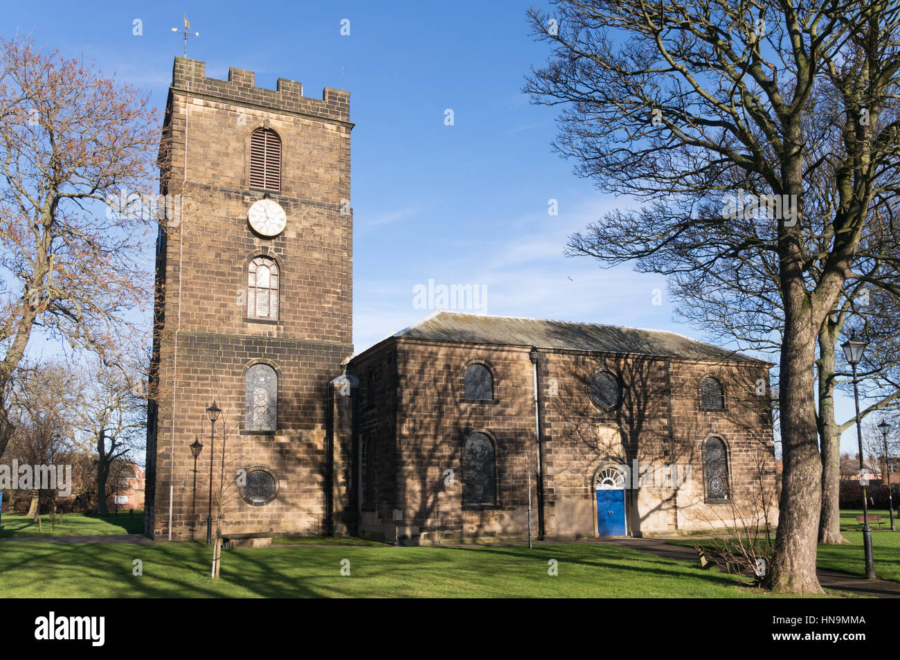 18th Century Christ Church by John Dodds, North Shields, England, UK Stock Photo