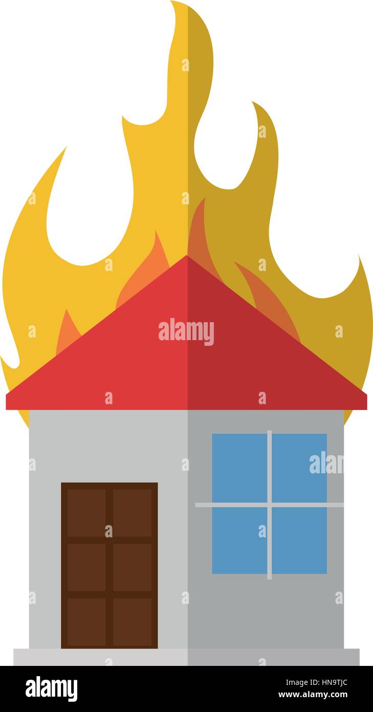 house fire flame icon Stock Vector Image & Art - Alamy