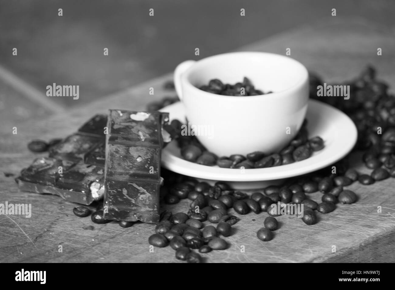 Coffee and chocolate Stock Photo Alamy