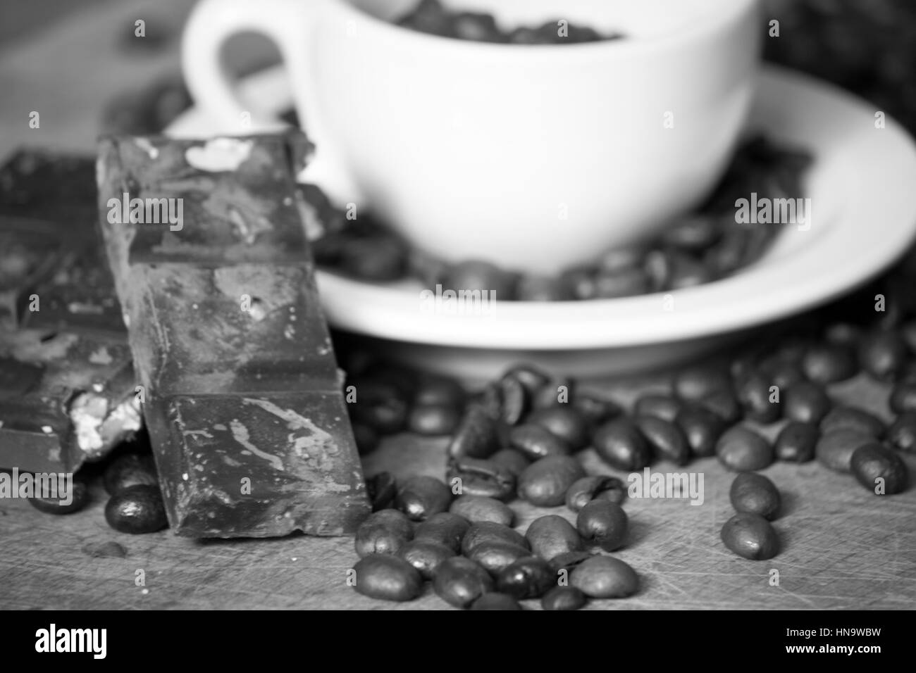 Coffee and chocolate Stock Photo Alamy