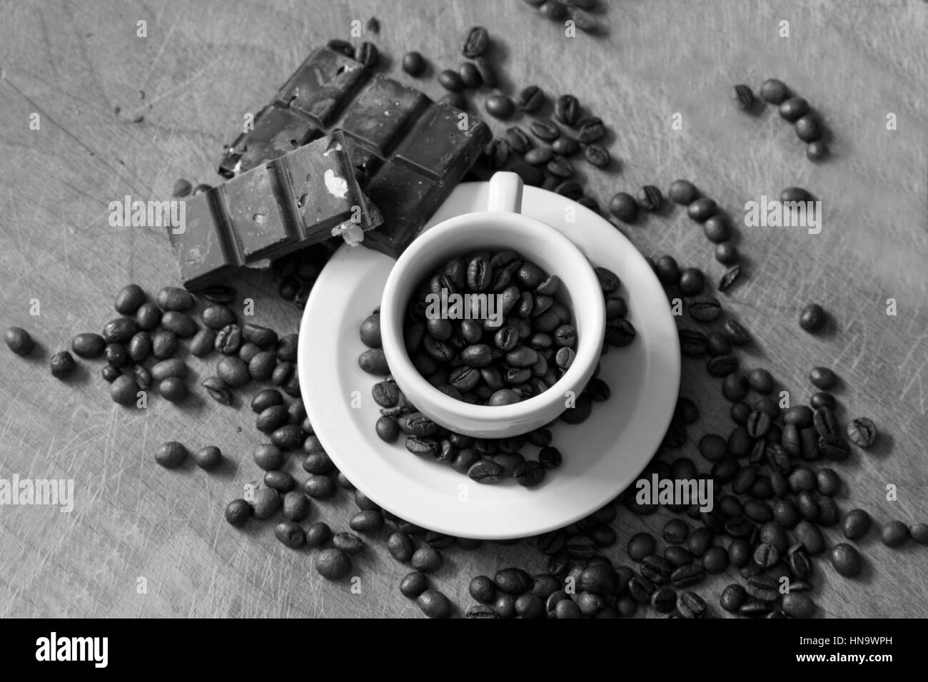 Coffee and chocolate Stock Photo Alamy