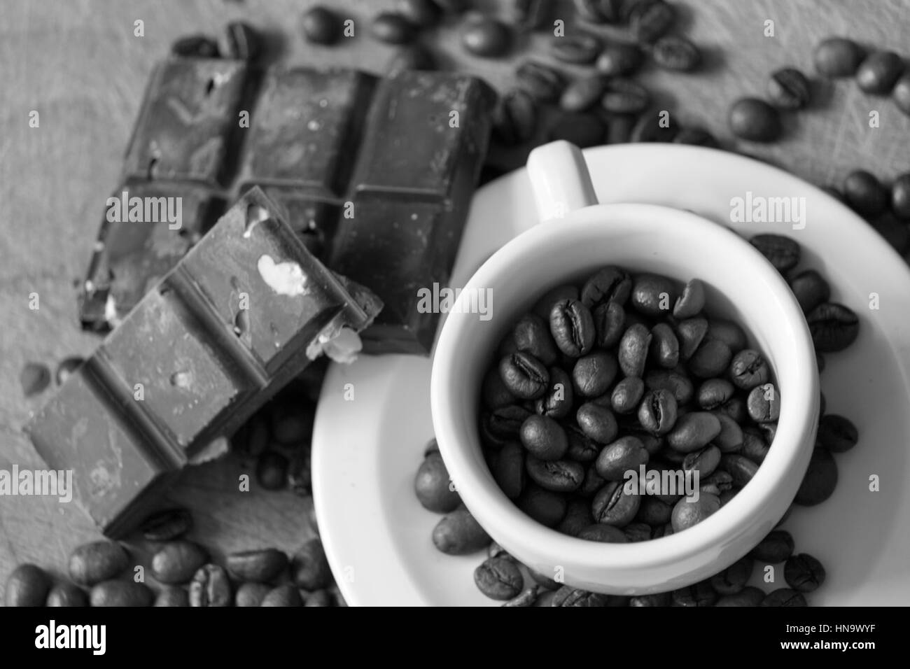 Coffee and chocolate Stock Photo Alamy