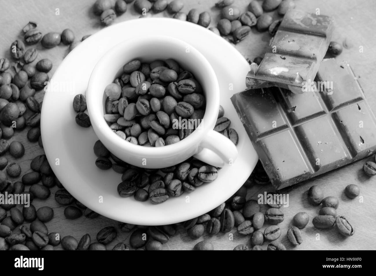 Coffee and chocolate Stock Photo Alamy
