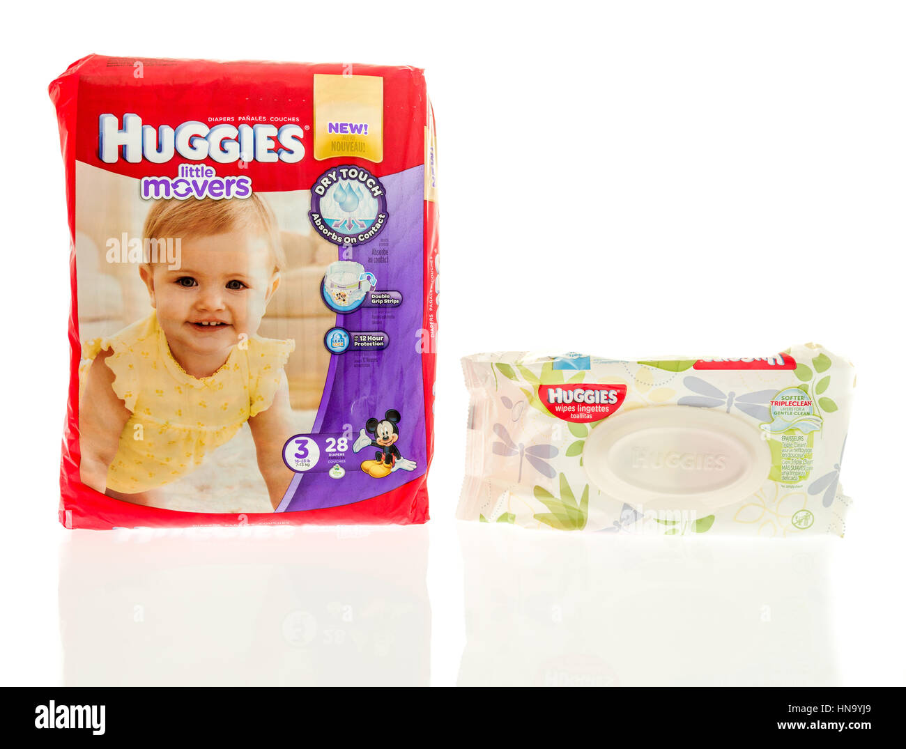 Huggies Little Movers Disney Mickey Mouse Supreme Big Pack Diapers Size 6  (Over 35 LBS) - Shop Diapers at H-E-B