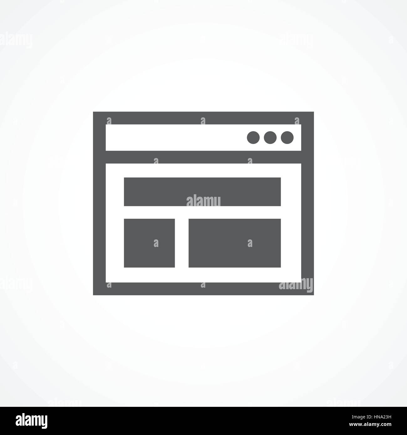 Gray Layout icon on white background Stock Vector Image & Art - Alamy