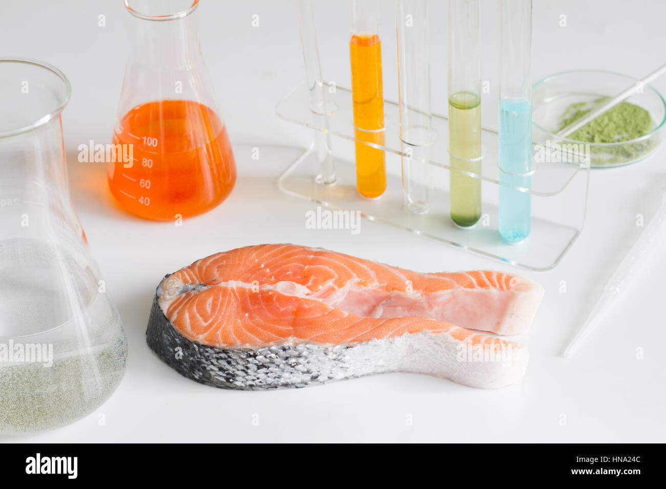 Labcorp Fish Test From Test salmon fish in laboratory control of mercury and toxic dye Stock ...