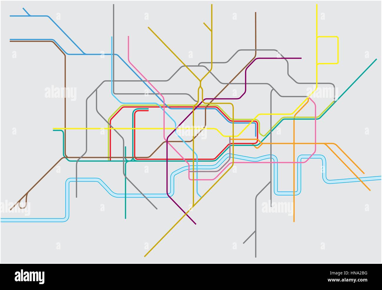 Railway lines london Stock Vector Images Alamy