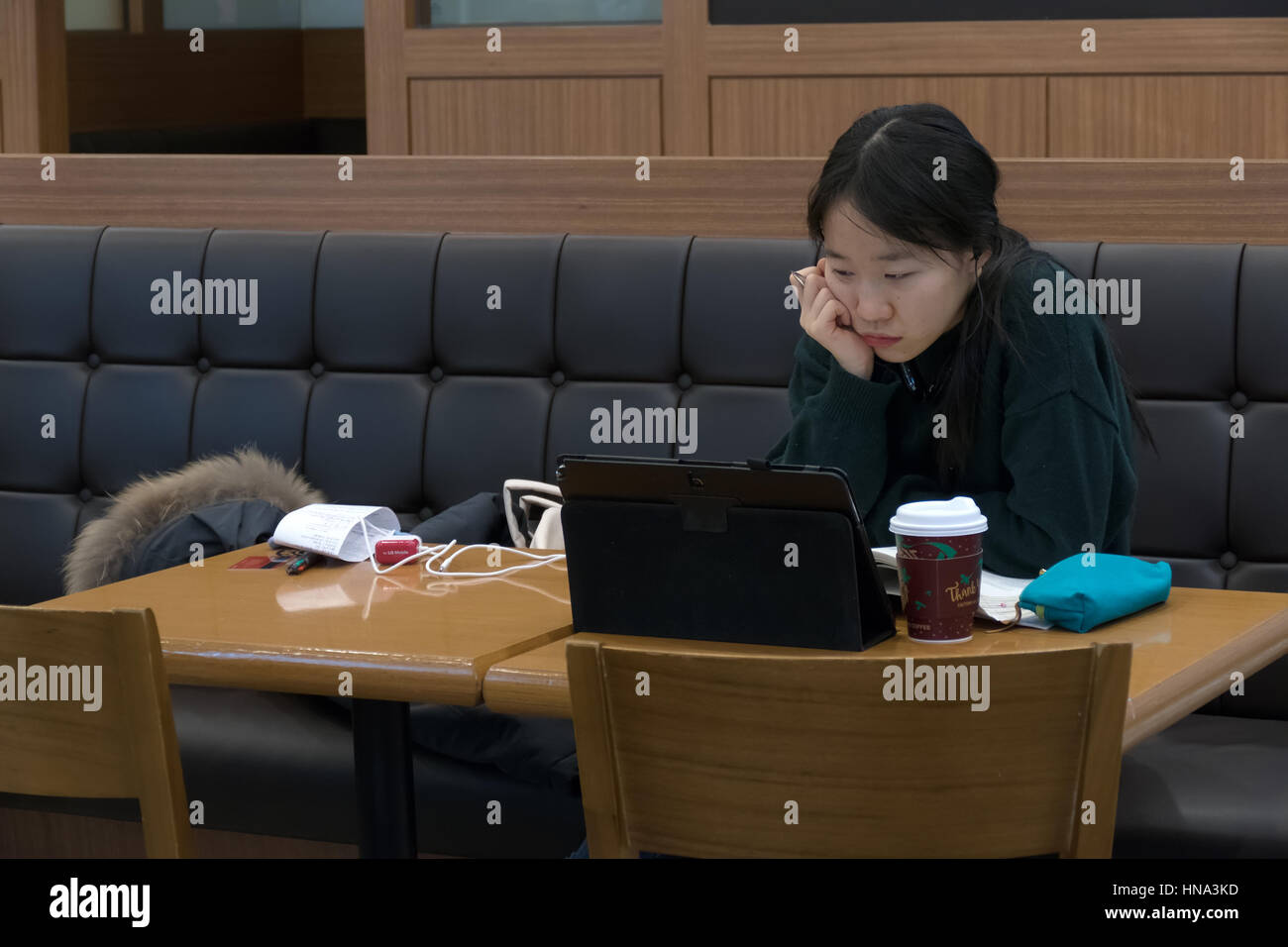 Korean student hires stock photography and images Alamy