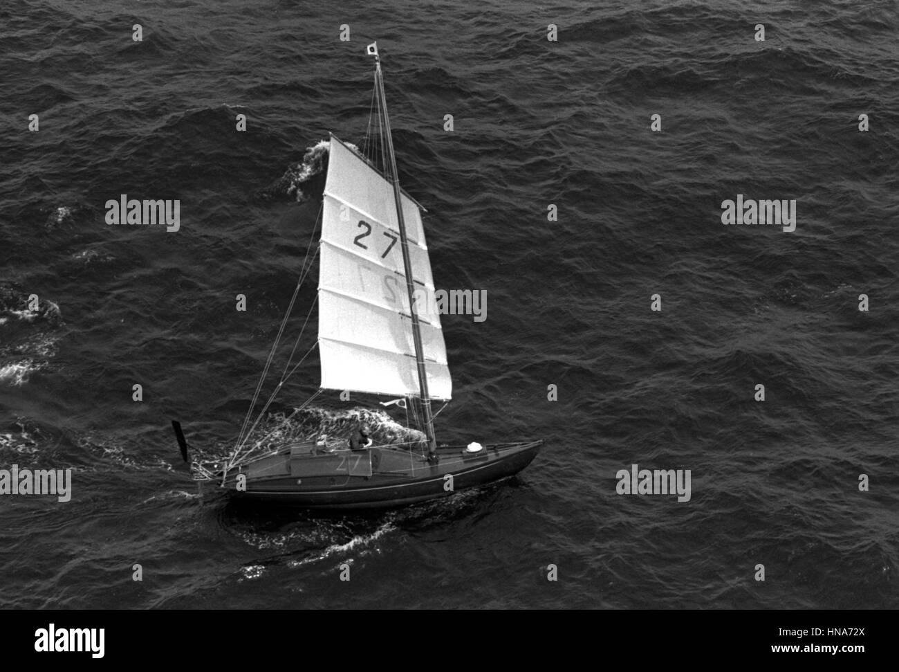 AJAXNETPHOTO. 2 JUNE,1984.PLYMOUTH, ENGLAND. -OSTAR RACE- JUNK RIGGED ...