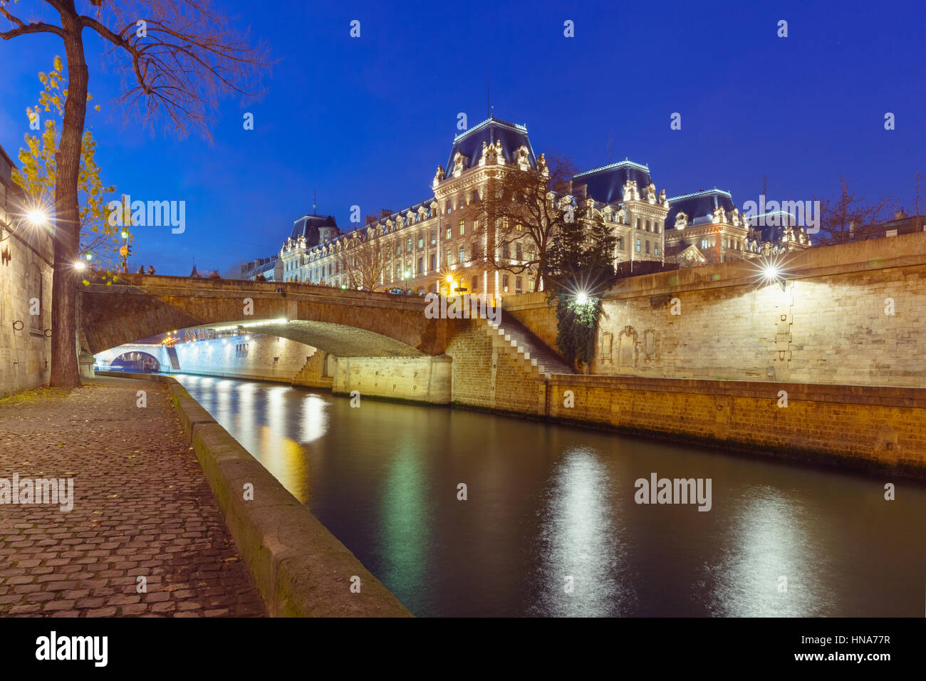 Paris At Night, France Stock Photo   Alamy