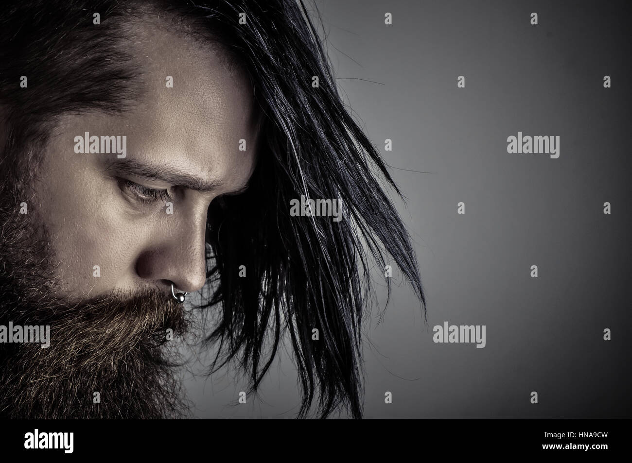 Dark brown hair brown eyes man hi-res stock photography and images - Alamy