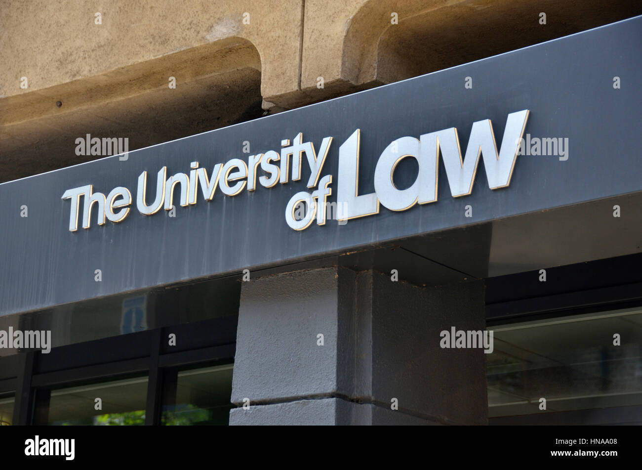 The University of Law ULaw in Store Street, London, UK. Stock Photo
