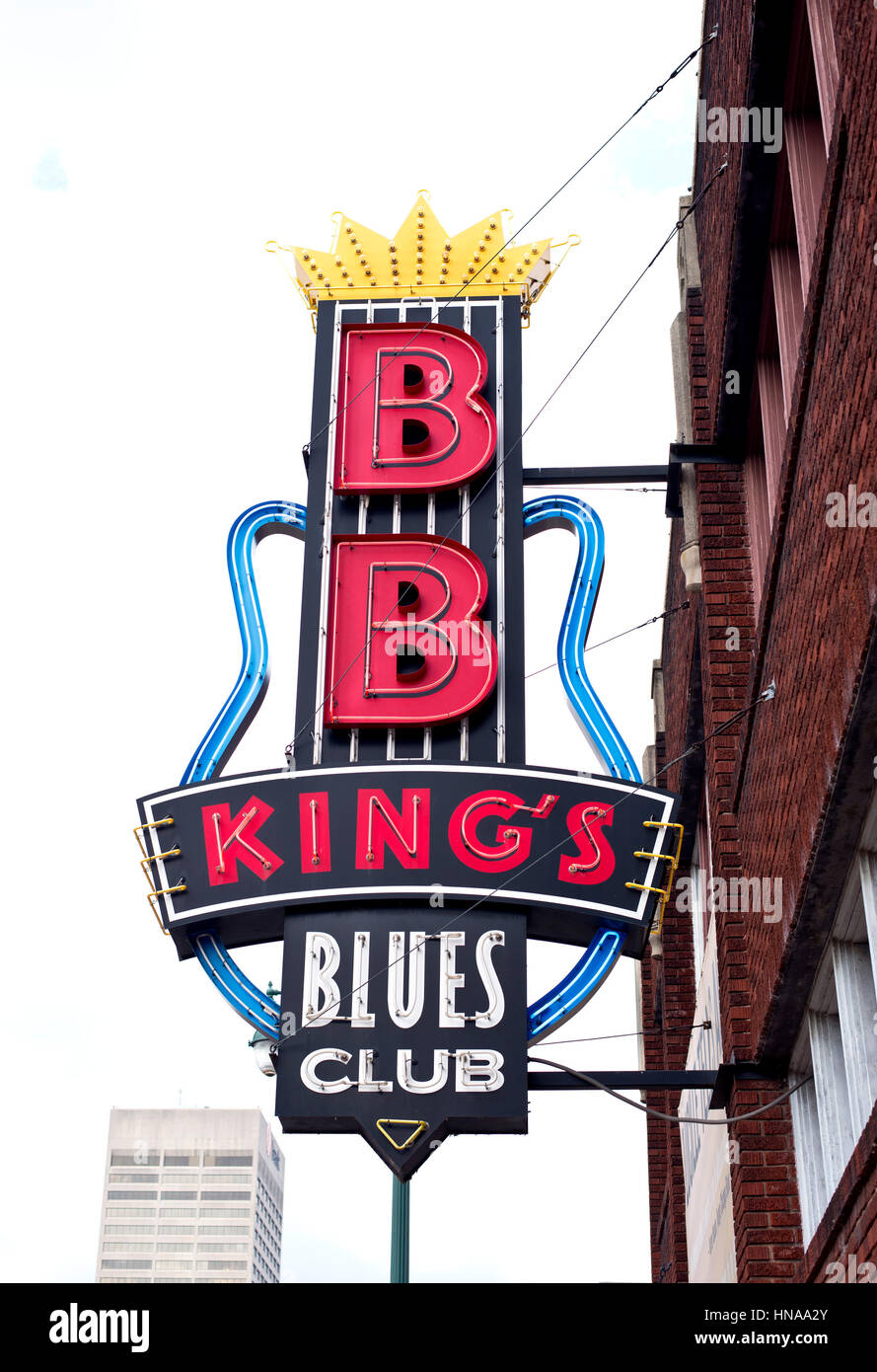 Bb Kings Blues Club Neon Sign High Resolution Stock Photography And ...