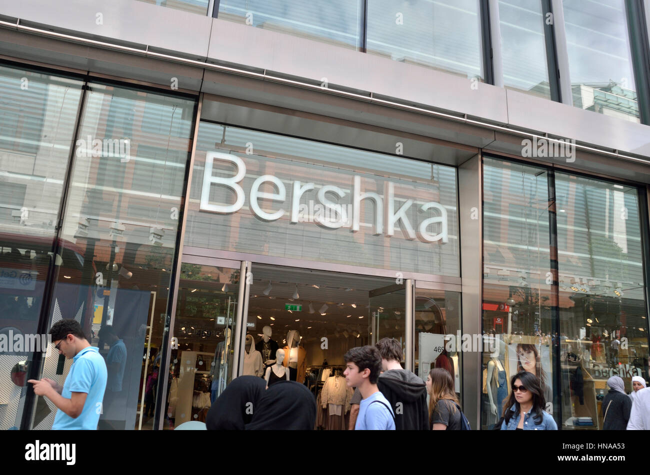 Bershka fashion store in Oxford Street, London, UK Stock Photo - Alamy