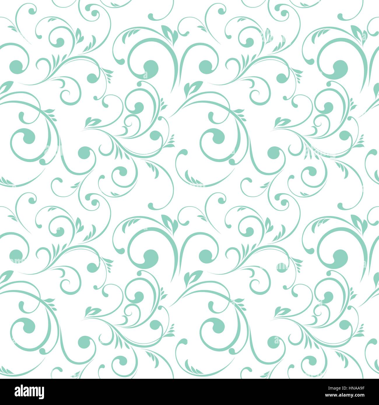 Vintage seamless damask pattern. Retro wallpaper Vector background ...