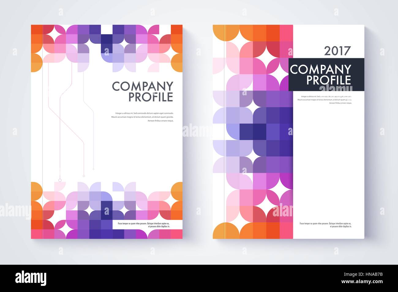 Company profile template. Cover design. Vector template background Stock  Vector Image & Art - Alamy
